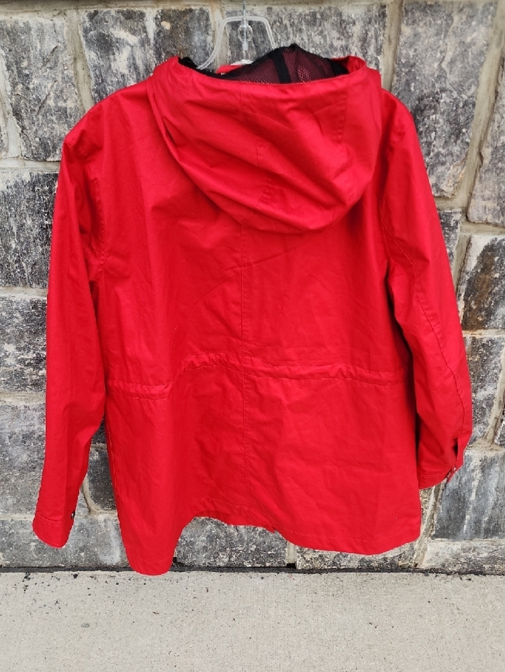 Hunter Red Hooded Water Resistant Cotton Jacket XL - Picture 6 of 13
